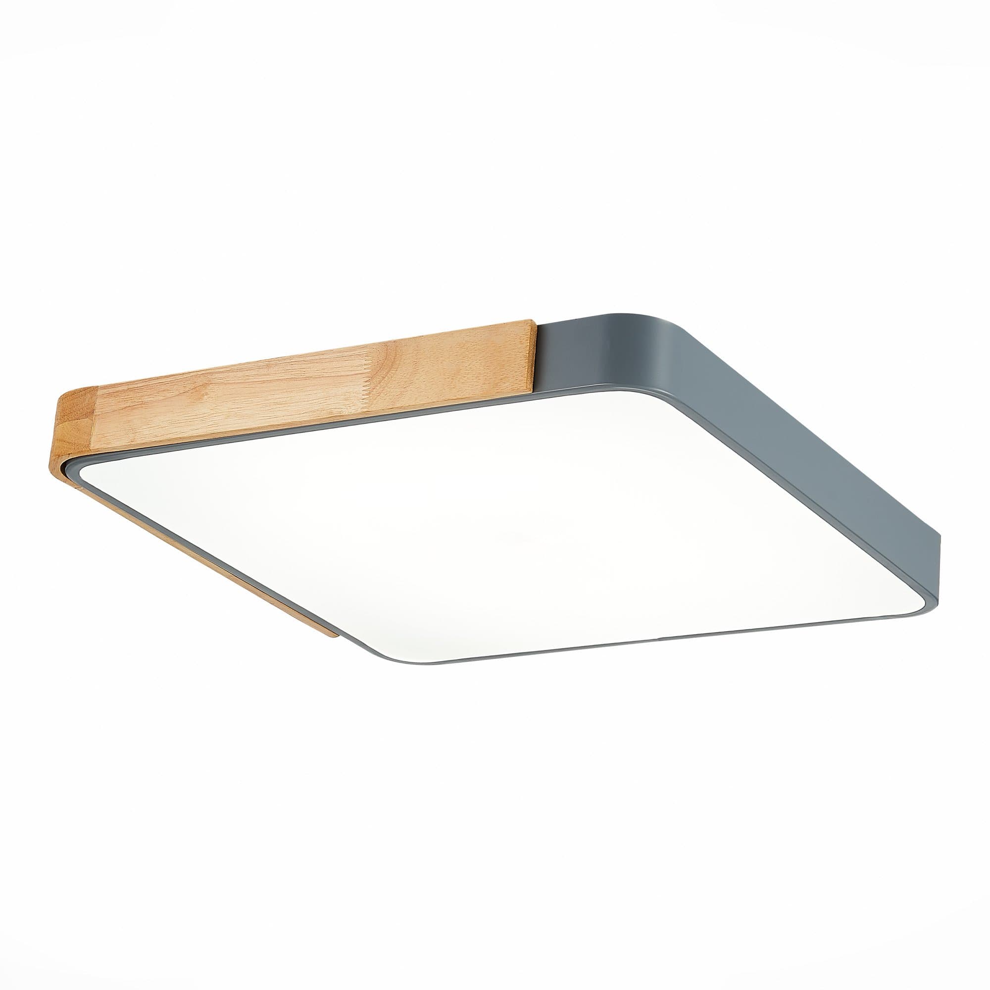 Evoluce SLE201272-01 Светильник потолочный Серый, Светлое дерево/Белый LED 1*42W 3000K/4000K/6000K