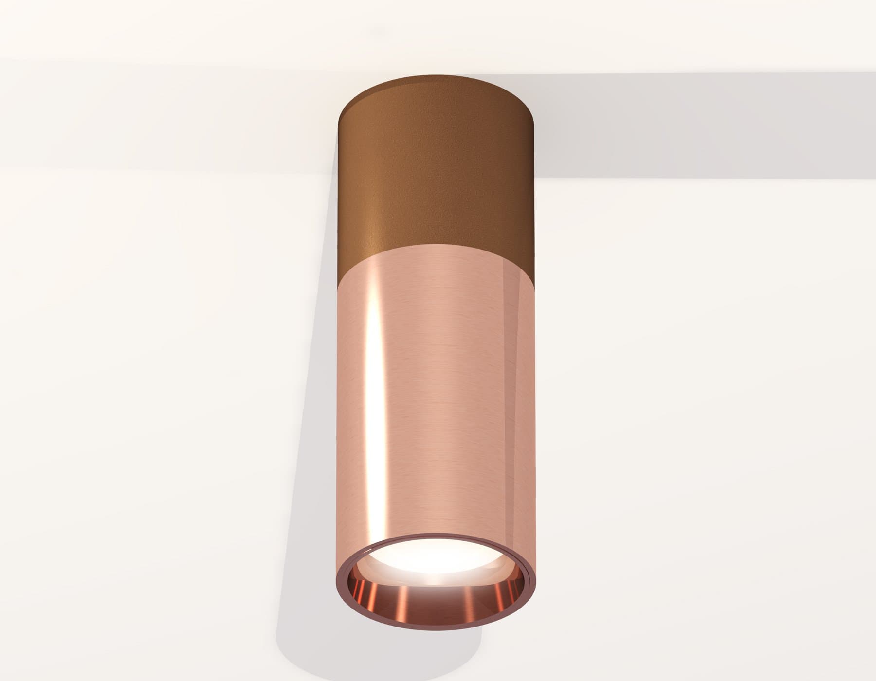 Ambrella Комплект накладного светильника XS6326060 PPG/SCF золото розовое полированное/кофе песок MR16 GU5.3 (C6304, C6326, A2010, N6114) — миниатюра 3