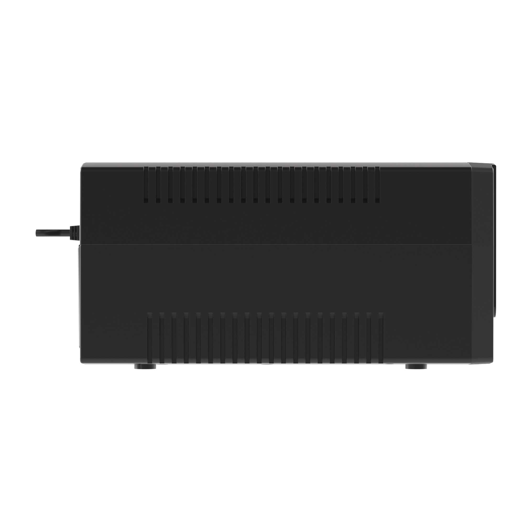 DKC Линейно-интерактивный ИБП ДКС серии Info LCD, 1500 ВА/900 Вт, 1/1, 3xSchuko, USB + RJ45, LCD, 2x8Aч — миниатюра 6