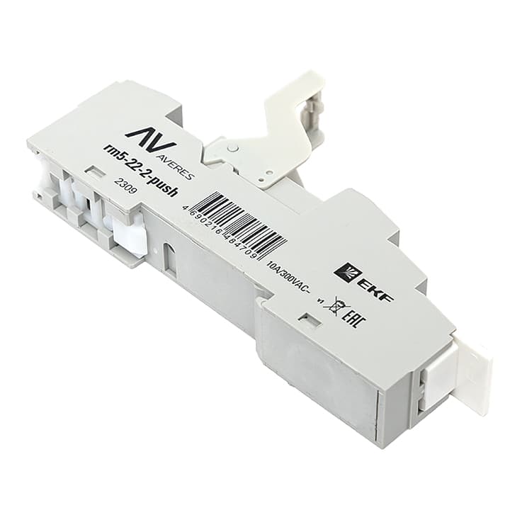 EKF Averes Разъем для реле РM5 22/2 Push-in — миниатюра 7