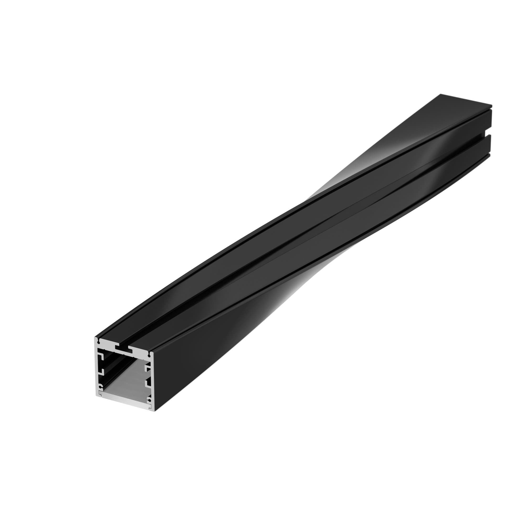 Arlight Профиль SL-ARC-3535-TWIST90R-400 BLACK (Алюминий) 032682 — миниатюра 3