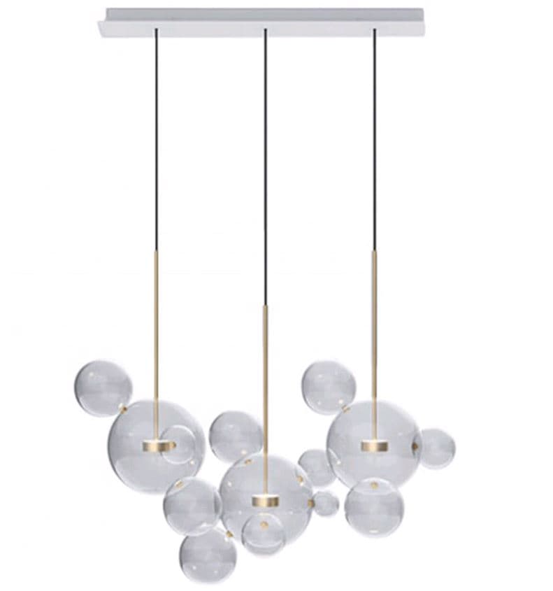 Kink Light 07545-4 (3AS),21 Подвес Галла прозрачный w110*45 h200 Led 42W (3000K)
