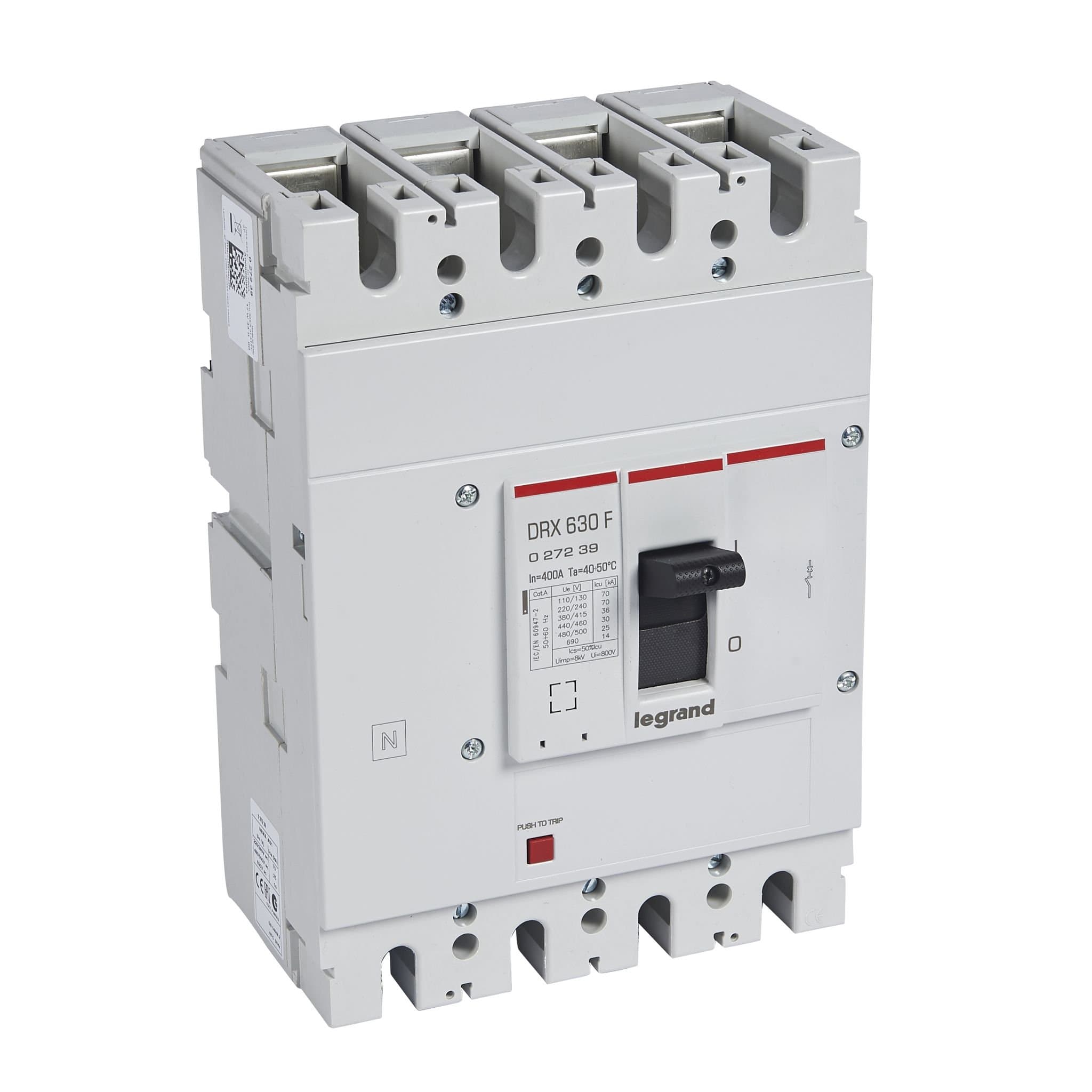 Legrand DRX630 термомагнитный 400A 4П 36кА 027239 — миниатюра 2