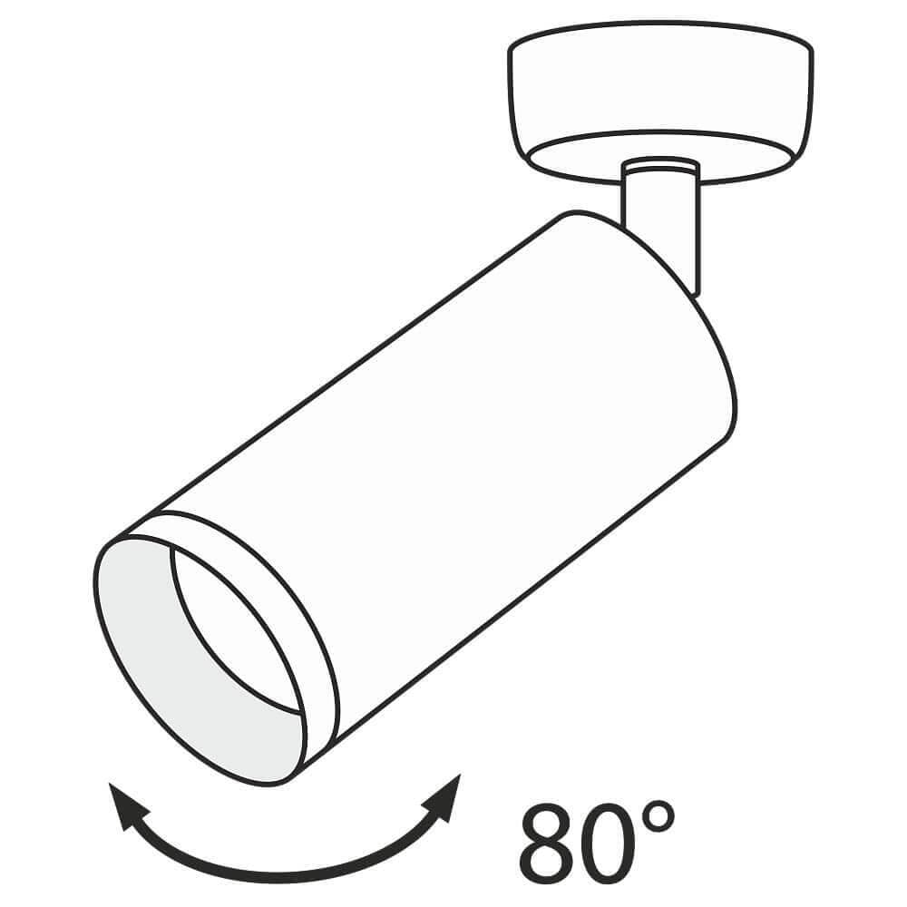Maytoni Ceiling & Wall Focus Золотой Светильник потолочный GU10-50W C017CW-01G — миниатюра 8