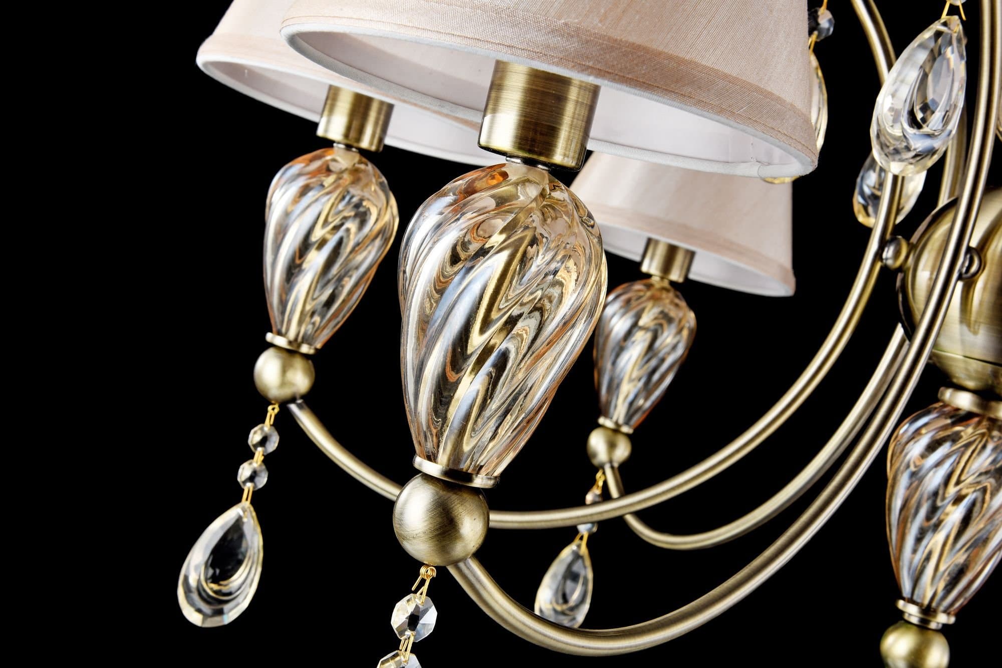 Maytoni Royal Classic Murano Бронза Люстра 6xE14 40W RC855-PL-06-R — миниатюра 5