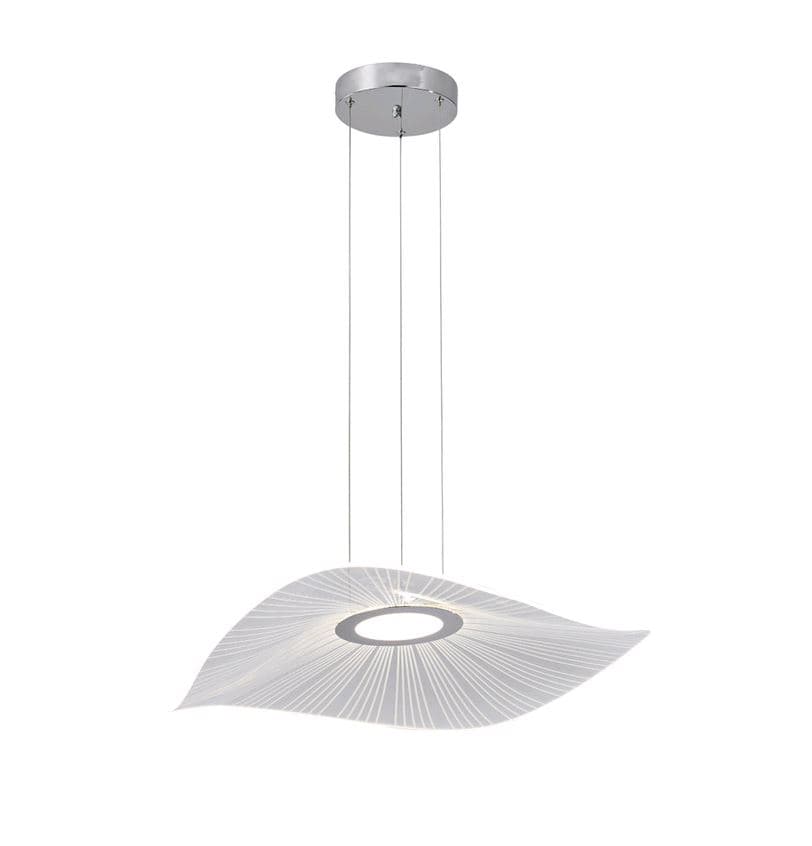 Kink Light 08036-70,02 Подвес ЖАСМИН хром d70 h150 Led 14W (4000К)