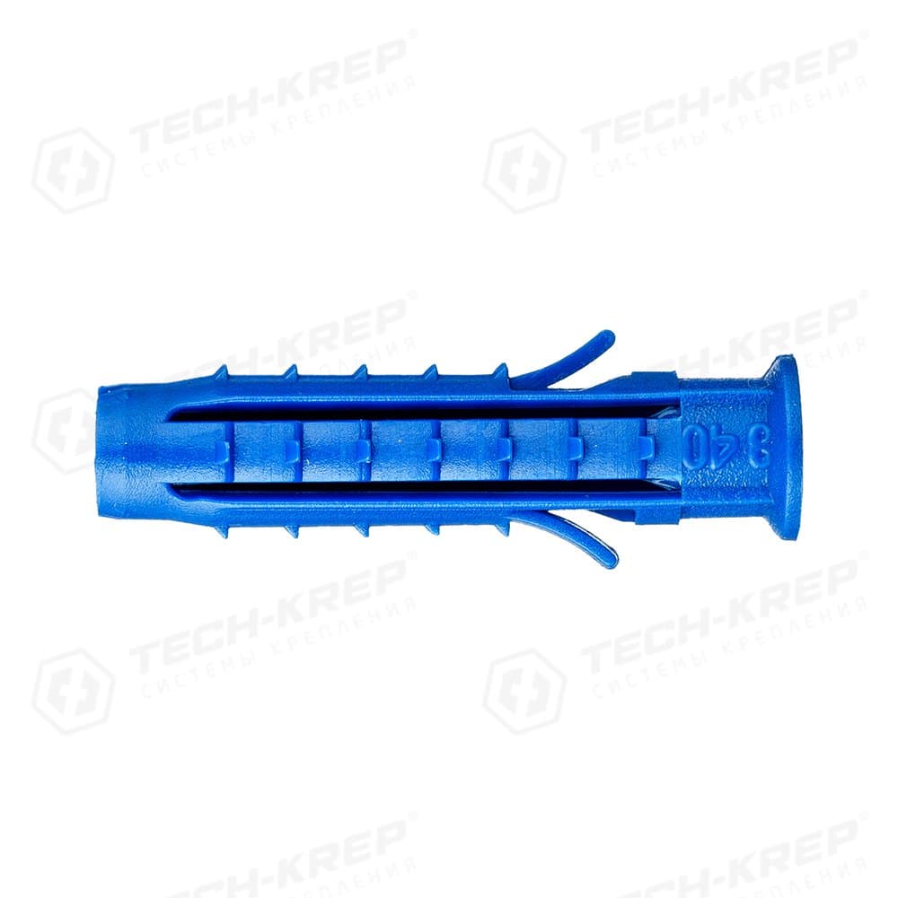 Tech-Krep Дюбель распорный 8х40 шипы+усы  (400 шт) - пакет 132443 — миниатюра 1