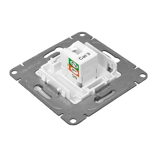 EKF Механизм розетки RJ11, белый Эпика — миниатюра 10