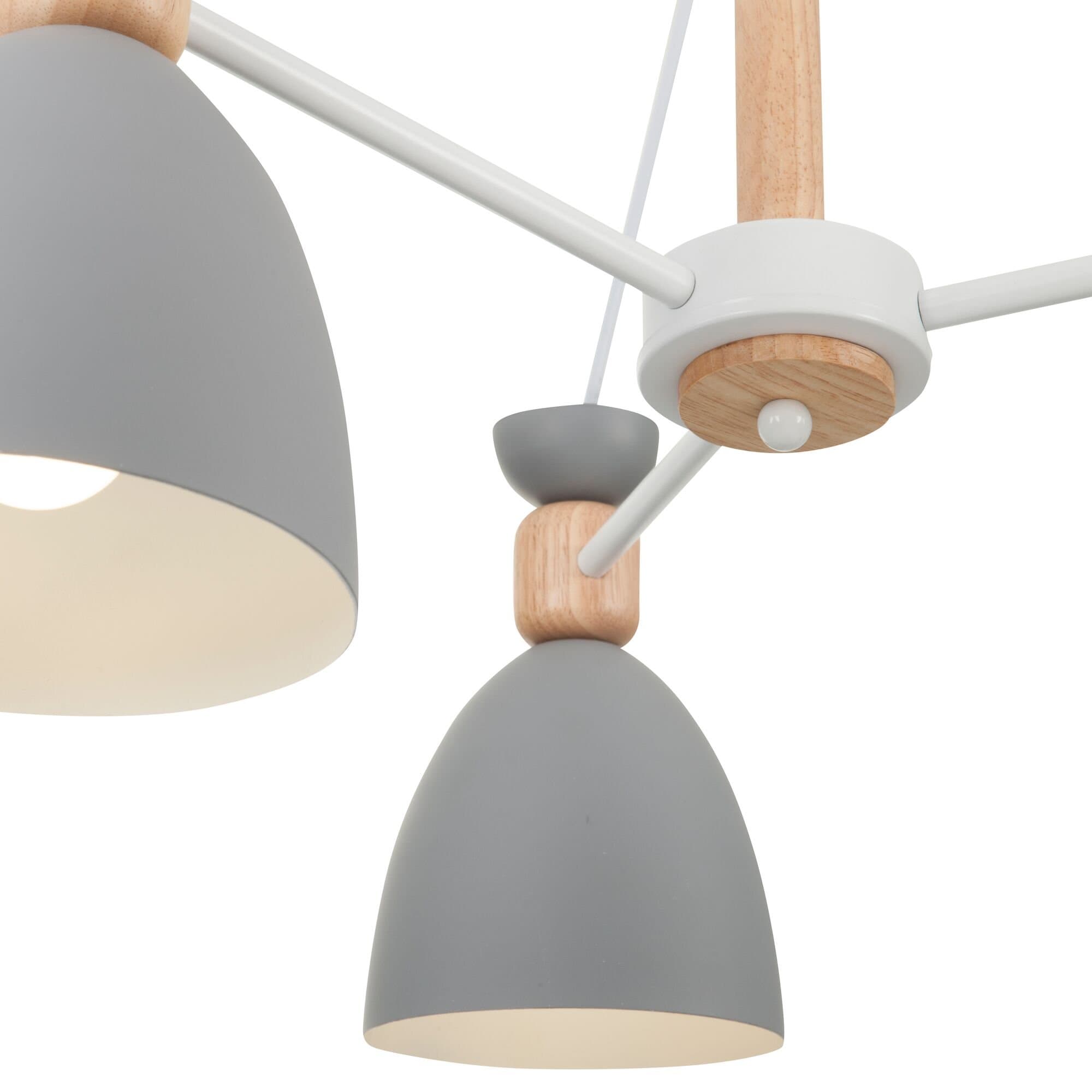 Freya Modern Delia Белый Потолочный светильник E27 60W FR5033CL-05W — миниатюра 3