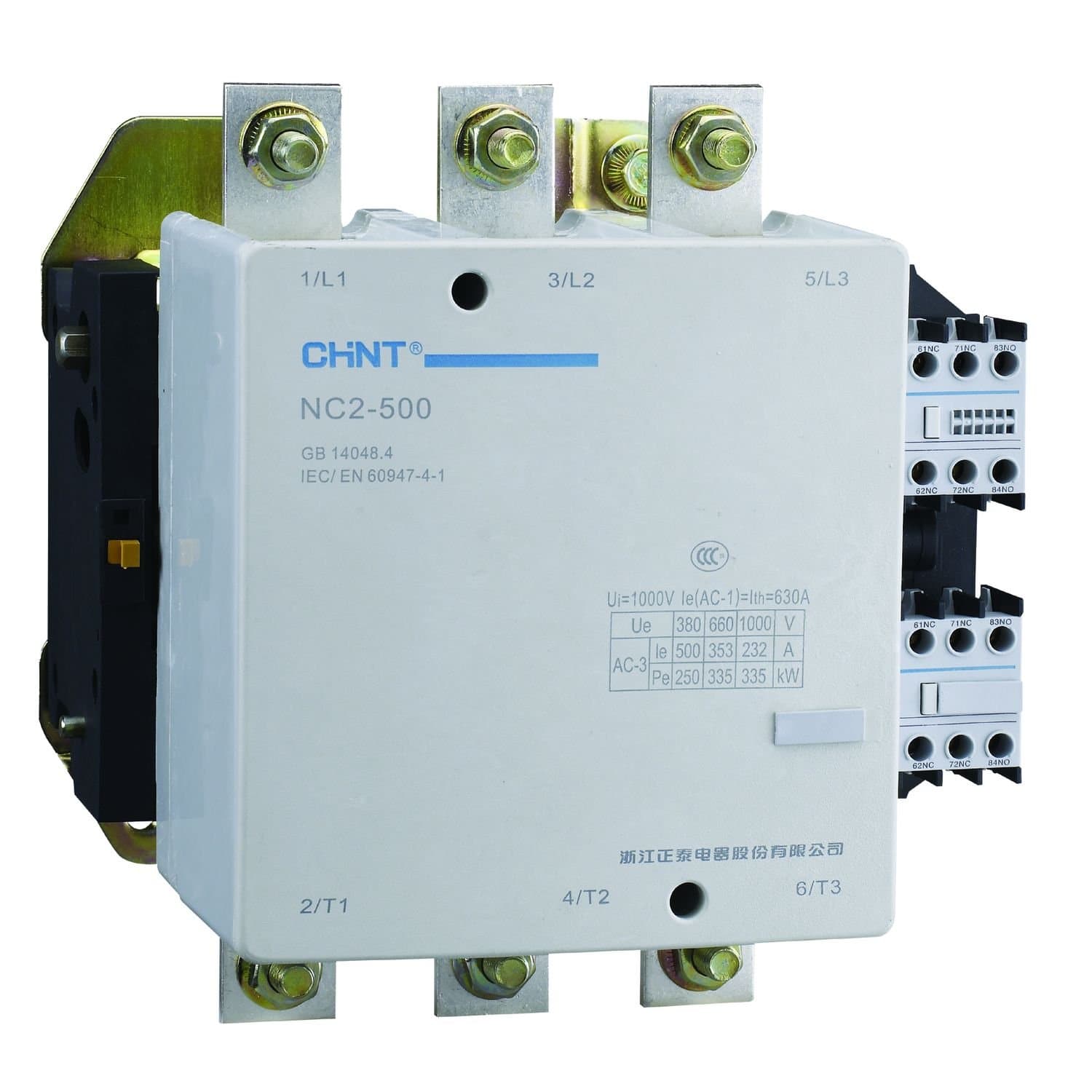 CHINT Контактор NC2-500NS реверс 500A 230В/АС3 50Гц (R)