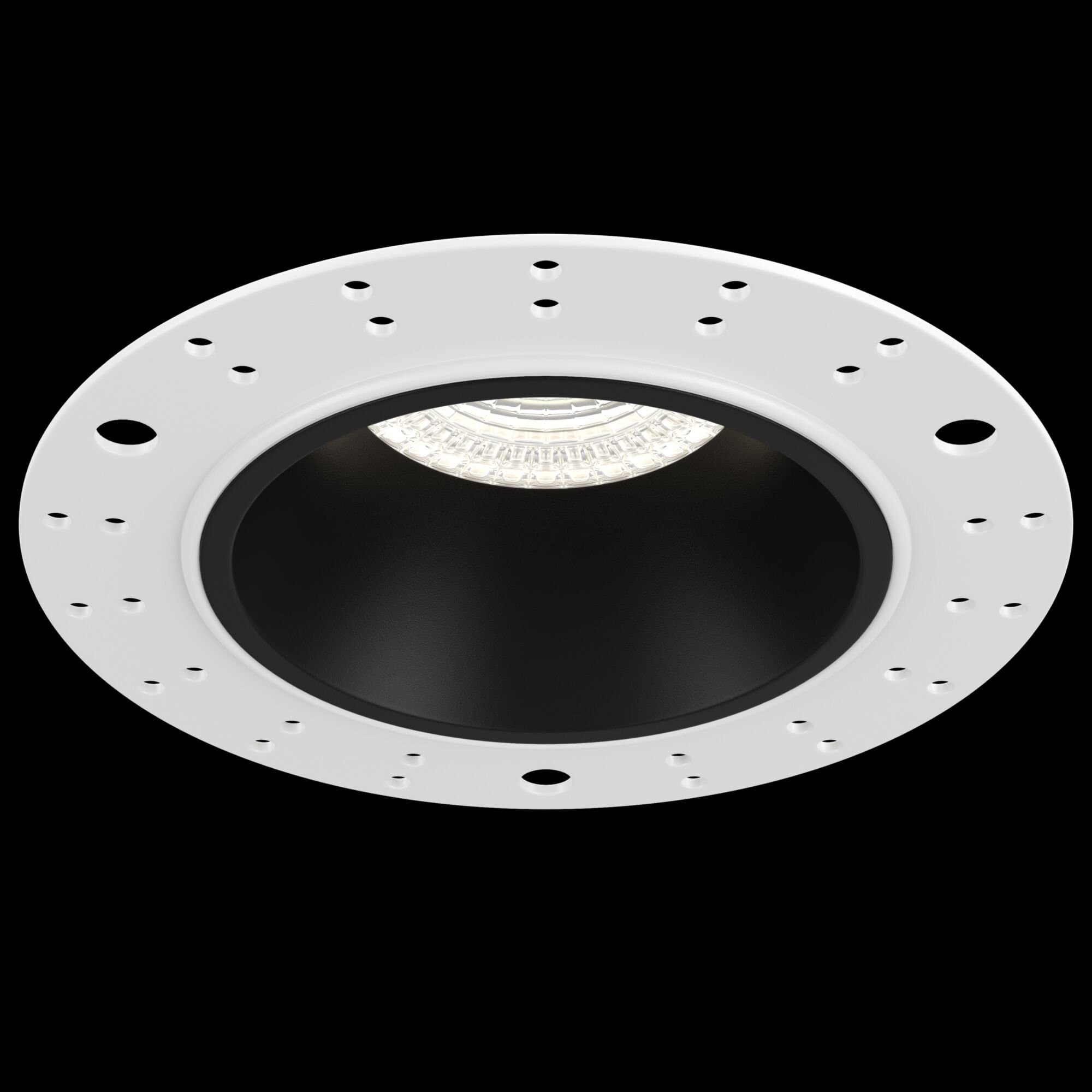 Maytoni Downlight Черный Светильник встраиваемый (Набор) ( DL051-02W+DLA051-03B) DL051-2B — миниатюра 2