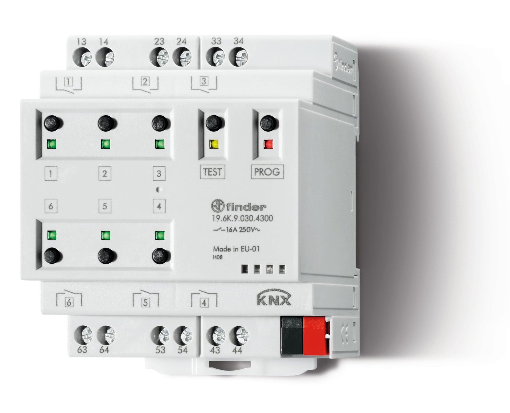 Finder Устройство переключения KNX; выход 6х16 А 196K90304300
