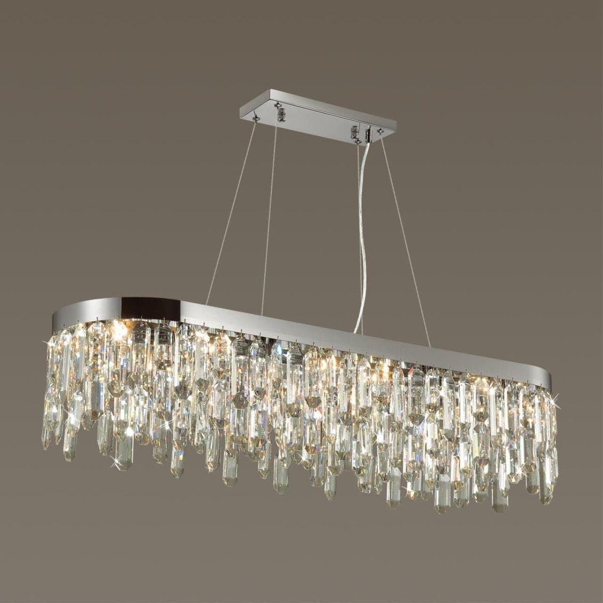 Odeon Light 4985/12 HALL ODL22 383 хром/хрусталь Люстра E14 12*40W DAKISA — миниатюра 4