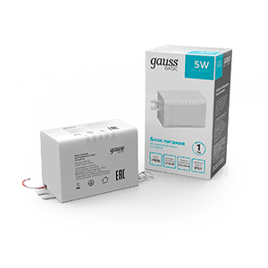 Gauss Блок питания Basic 12V 5W IP67 1/250 BT520