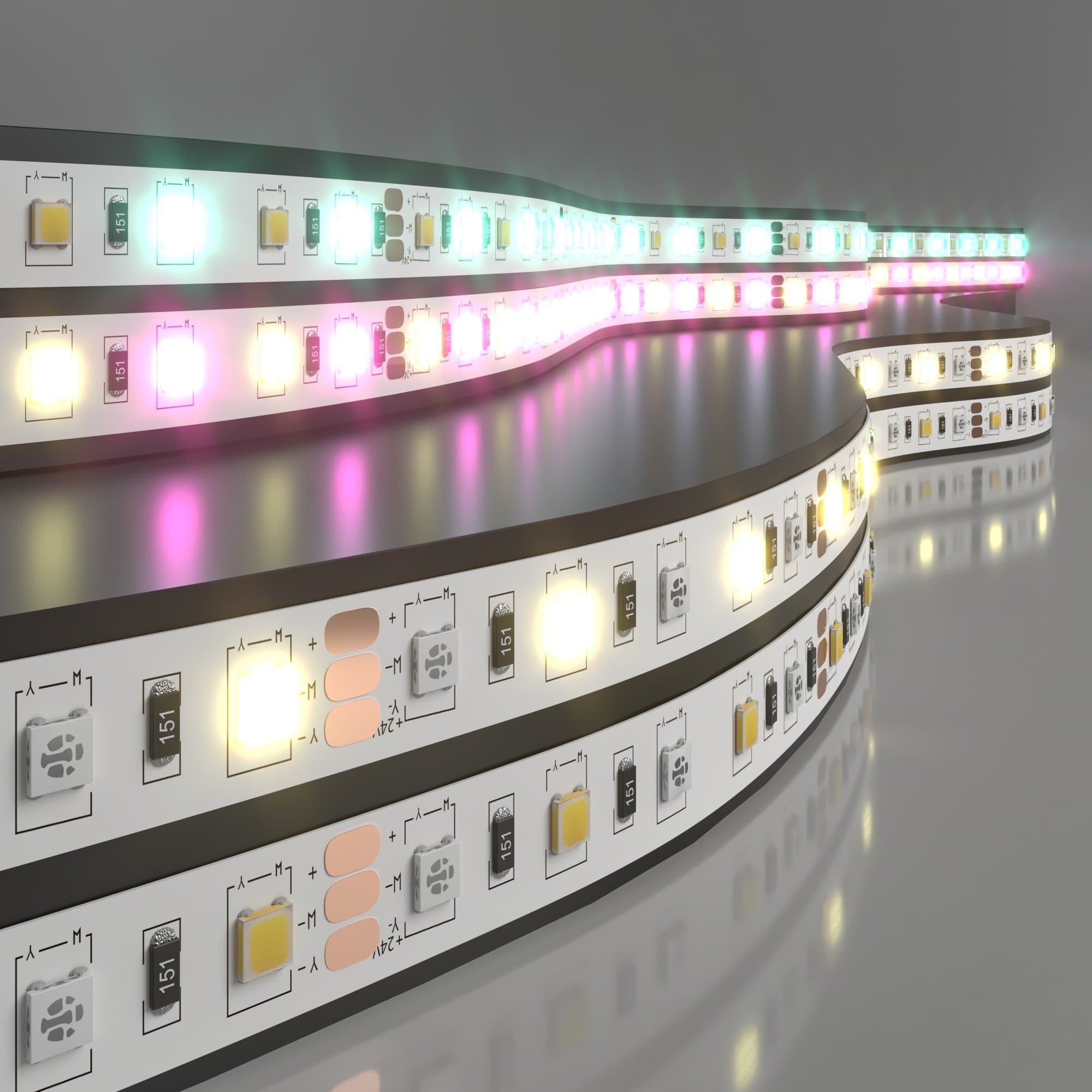 Elektrostandard Лента светодиодная 60Led 14,4W IP20 RGB 3300K теплый белый (5050+5050 24V 60Led 14,4W IP20 RGBW) a053728