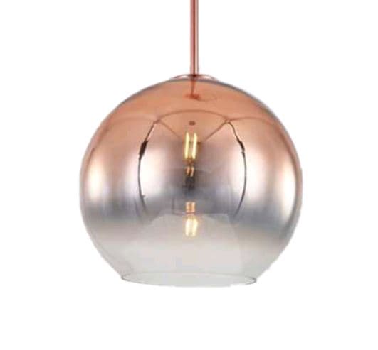 Kink Light 07565-20,32 Подвес Восход прозрачный/роз. золото d20 h200 E27 1*40W