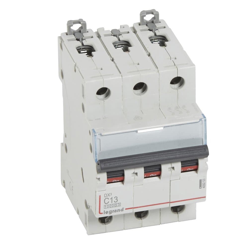Legrand DX3 Автоматический выключатель 3P 13A (С) 10kA/16kA 409253