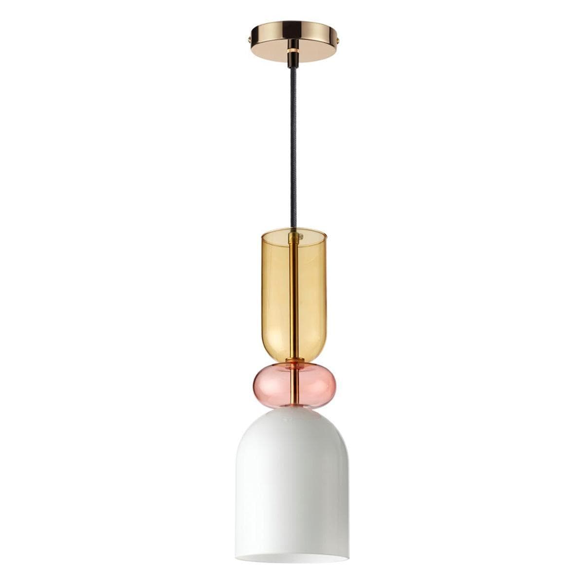 Lumion 4589/1 SUSPENTIONI LN21 золотой Подвес E27 60W 220V GILLIAN — миниатюра 1
