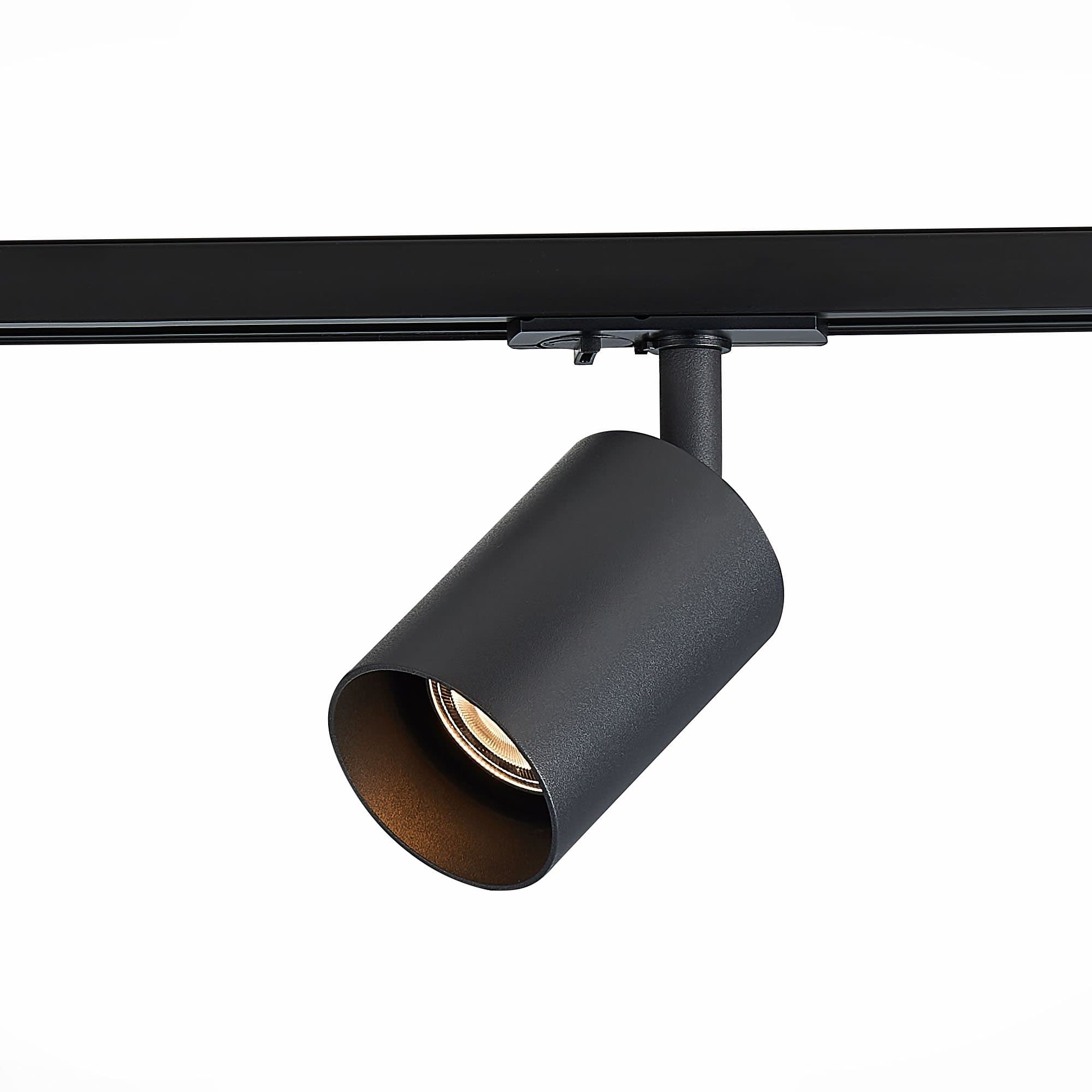 ST LUCE VALI ST302.406.01 Матовый черный Светильник трековый GU10 1*50W L82xW70xH172 220V без ламп
