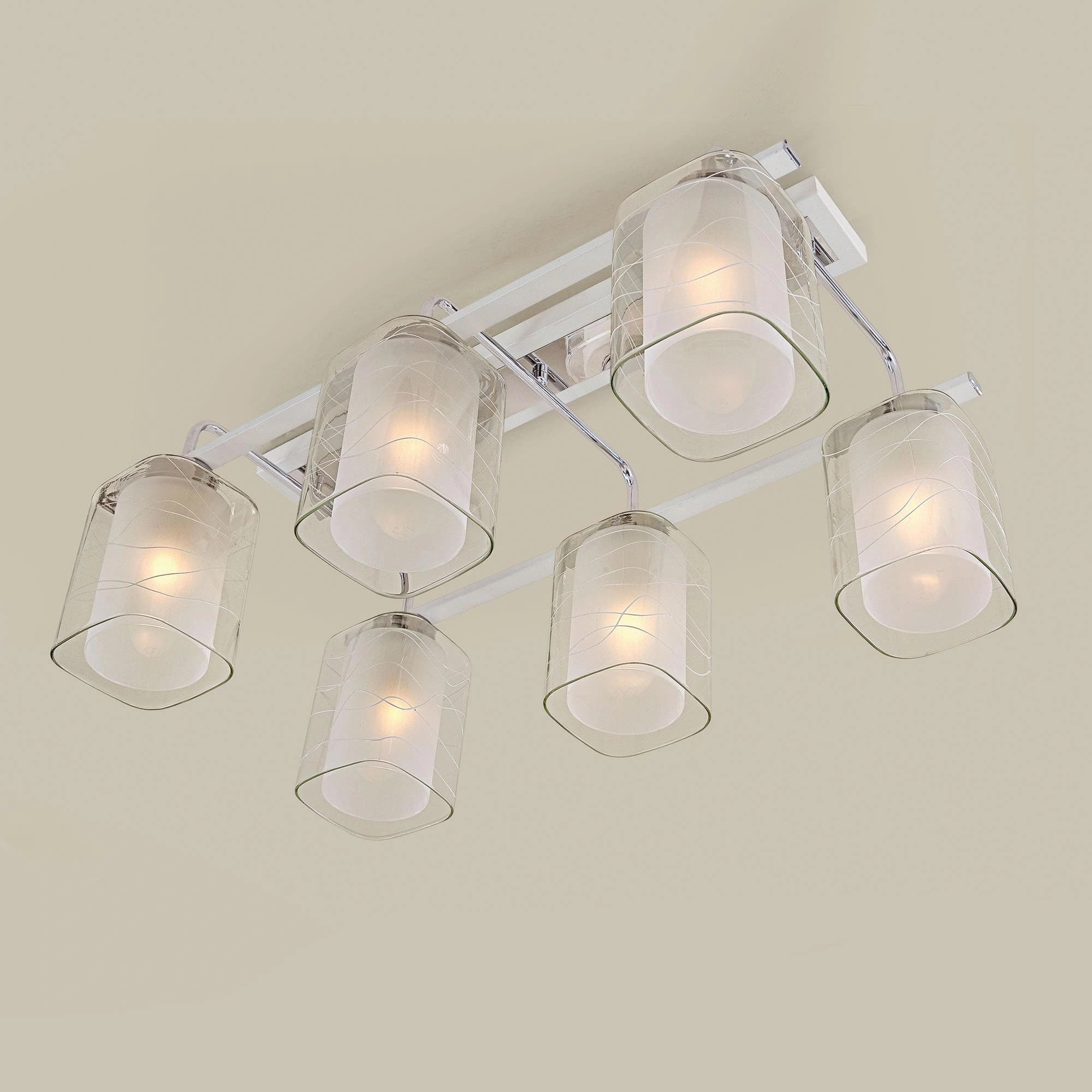 Citilux CL159160 Румба Белый+Хром Светильник Люстра — миниатюра 2