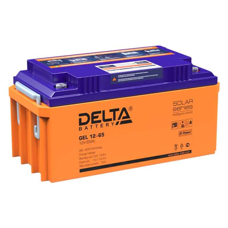 DELTA battery GEL 12-65 Аккумуляторная батарея