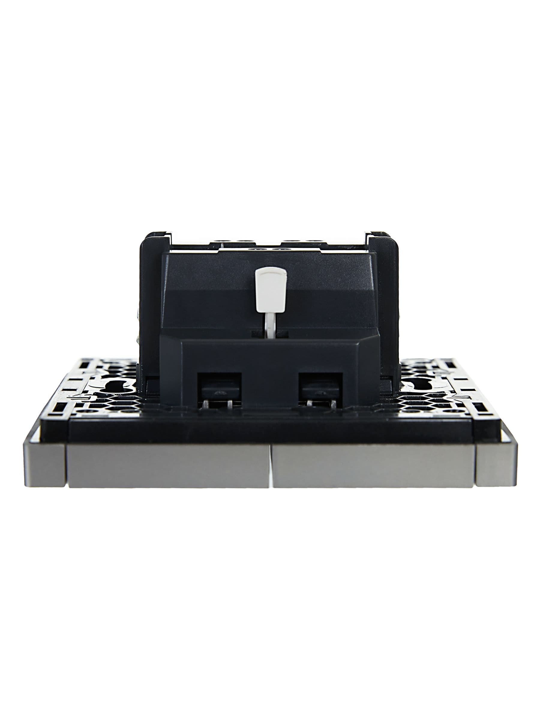 IEK FORTE&PIANO Сталь Выключатель 2-кл 10А FP505 — миниатюра 5