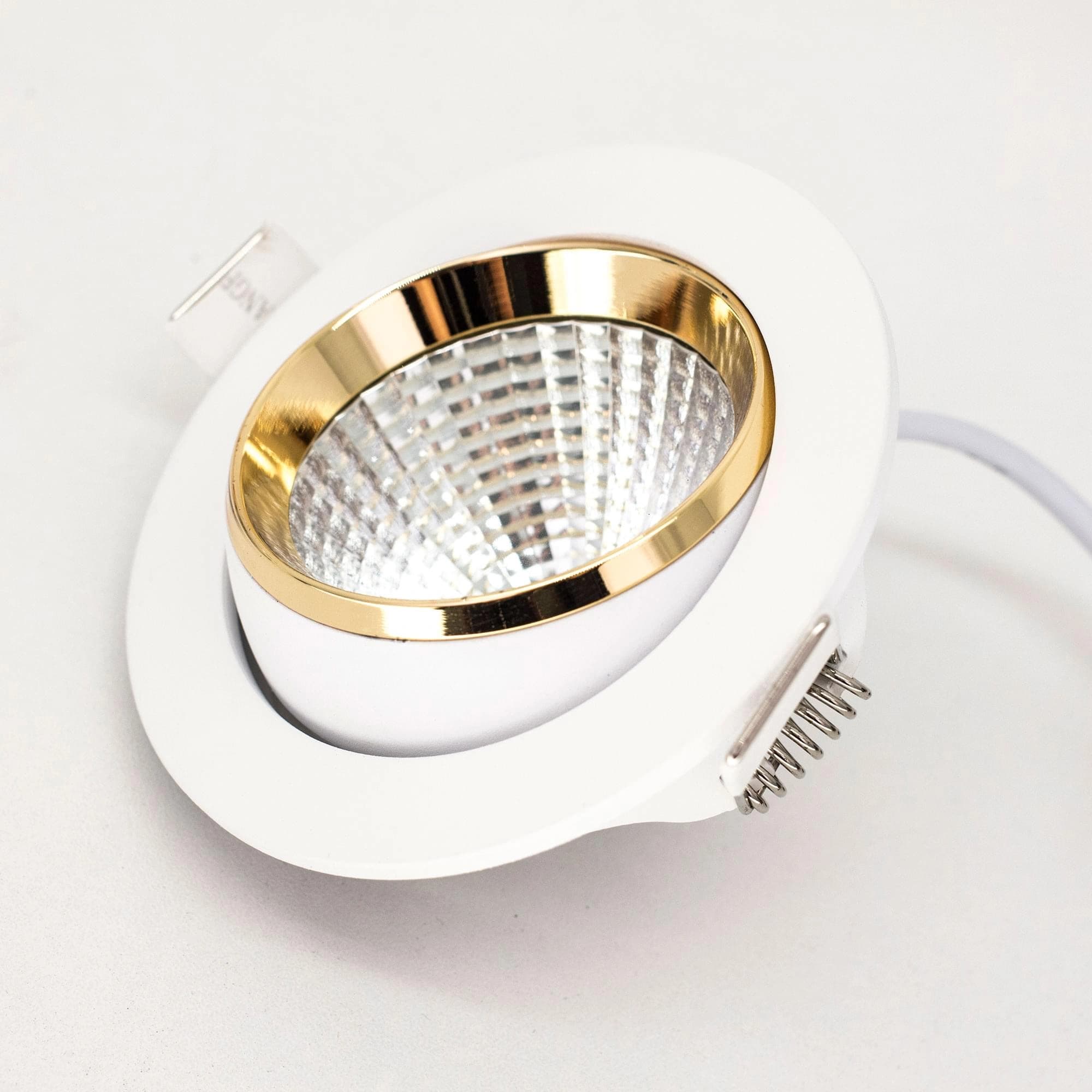 Citilux CLD002W2 Бета Бел+Зол. Светильник Встр. LED 7W*3000K — миниатюра 5