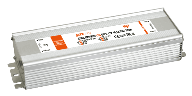 Драйвер BSPS 12V16,5A=200W (new) влагозащищенный IP67 .1016348A