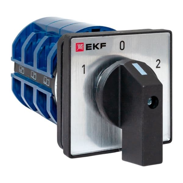 EKF Переключатель кулачковый ПК-1-43 63А 3P «1-0-2» IP65 — миниатюра 1