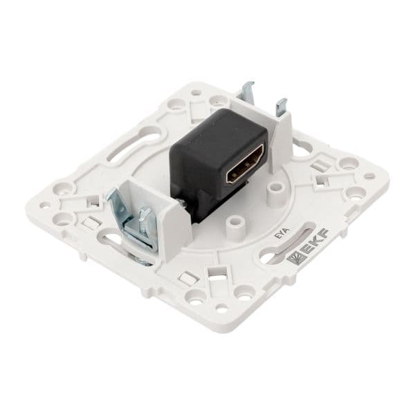 EKF Стокгольм Механизм розетки HDMI белый — миниатюра 8