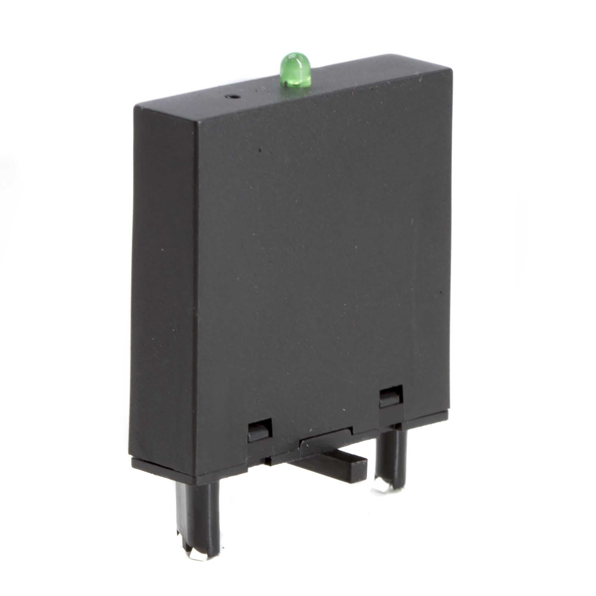 DKC Модуль индикации и защиты, LED зелёный+Варистор (A1+), 240V AC/DC — миниатюра 2