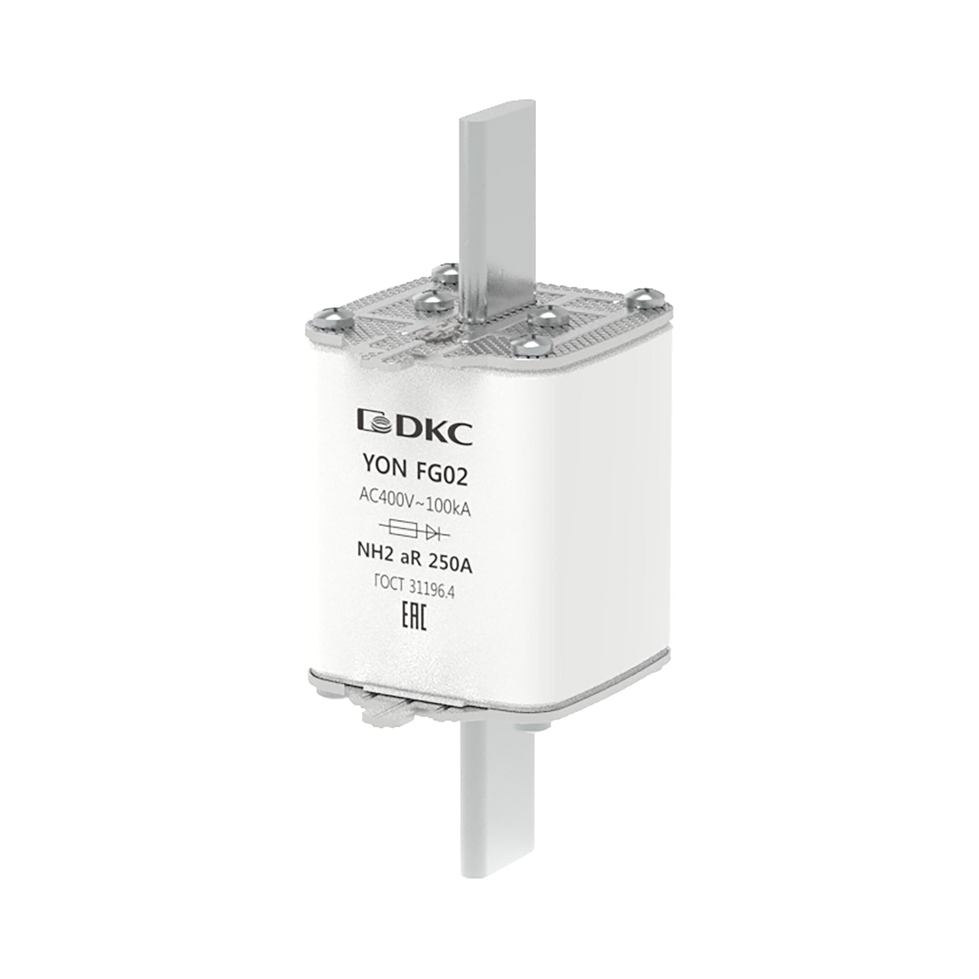 DKC Предохранитель YON ножевого типа FG2 250А 400V характеристика aR