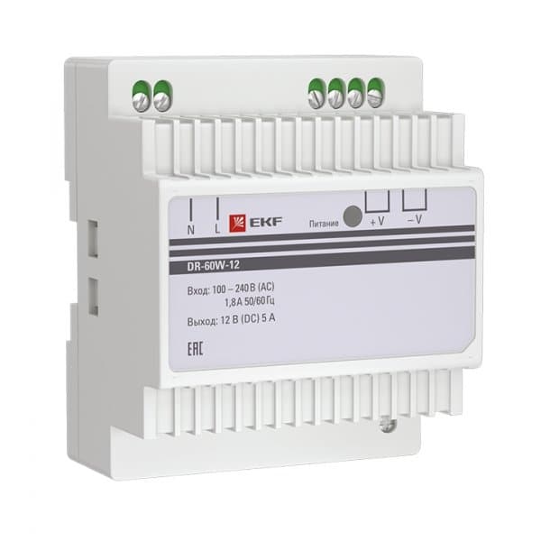 EKF PROxima Блок питания 12В DR-60W-12