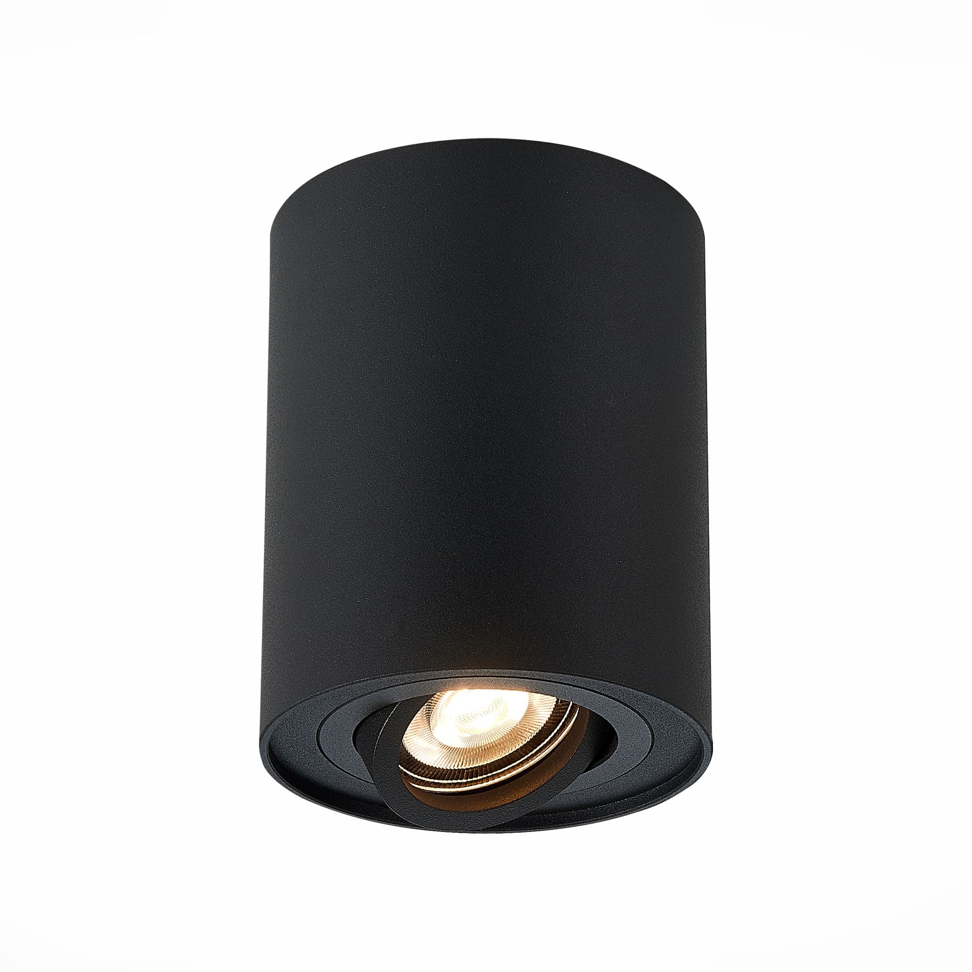 ST Luce ST108.417.01 Светильник потолочный Мат. черный GU10 1*50W D98xH124 220V Без ламп