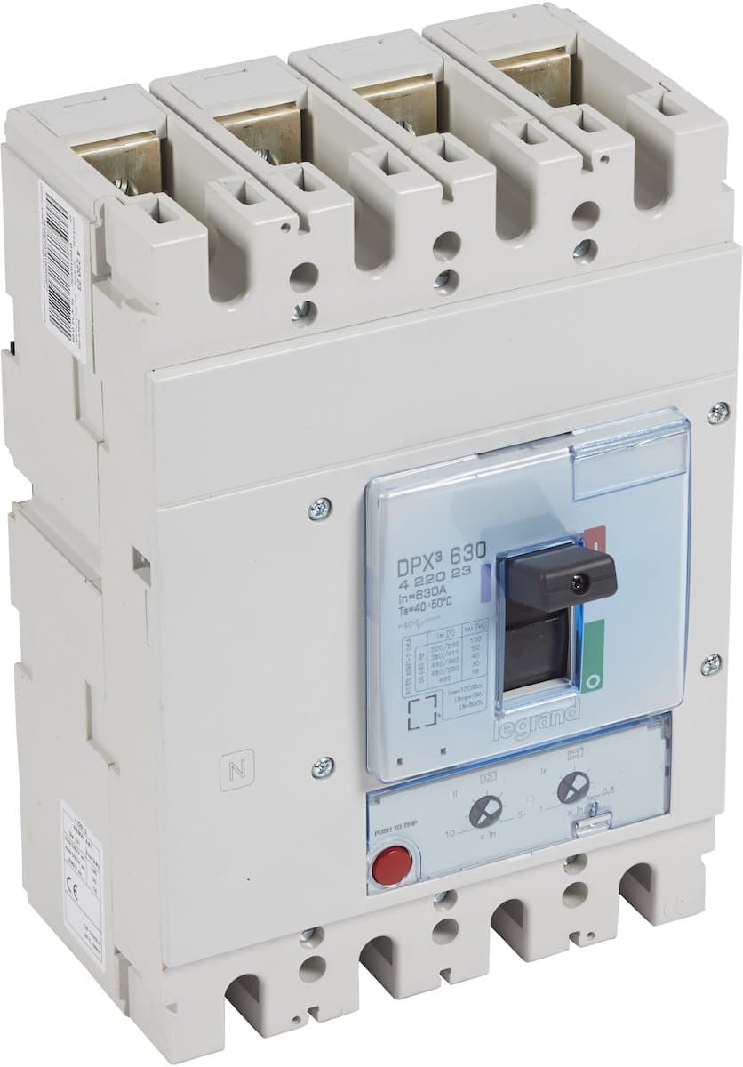 Legrand DPX3 1600 Автоматический выключатель 4P 1250А 50kA/термомагн.расц. 422271 — миниатюра 2
