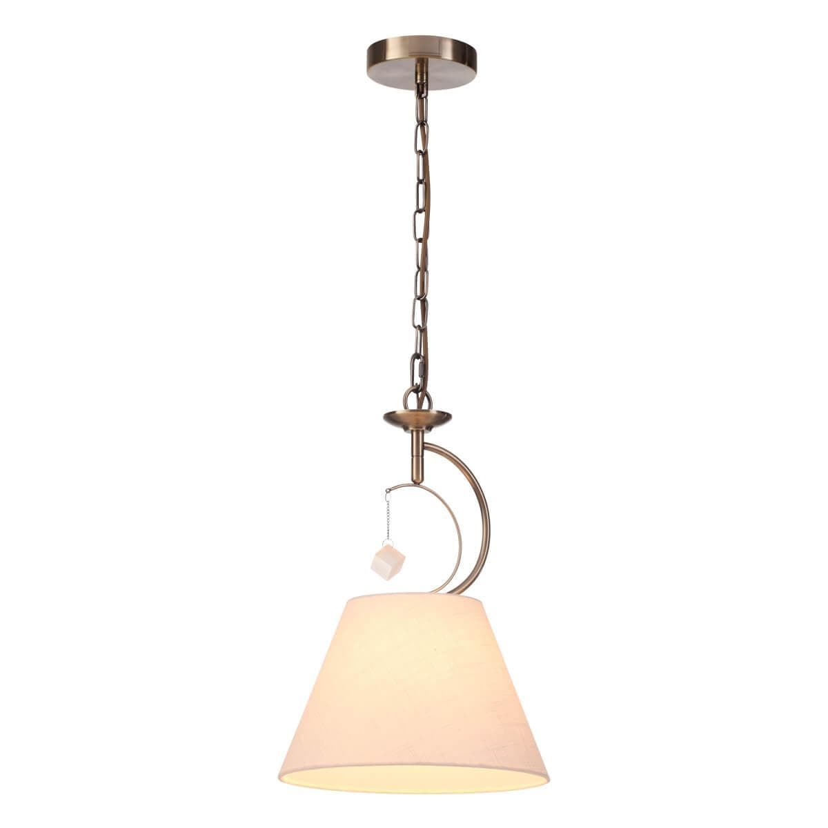 Lumion 4469/1 LN20 227 античная латунь, белый Подвес E27 1*60W 220V LEAH — миниатюра 1