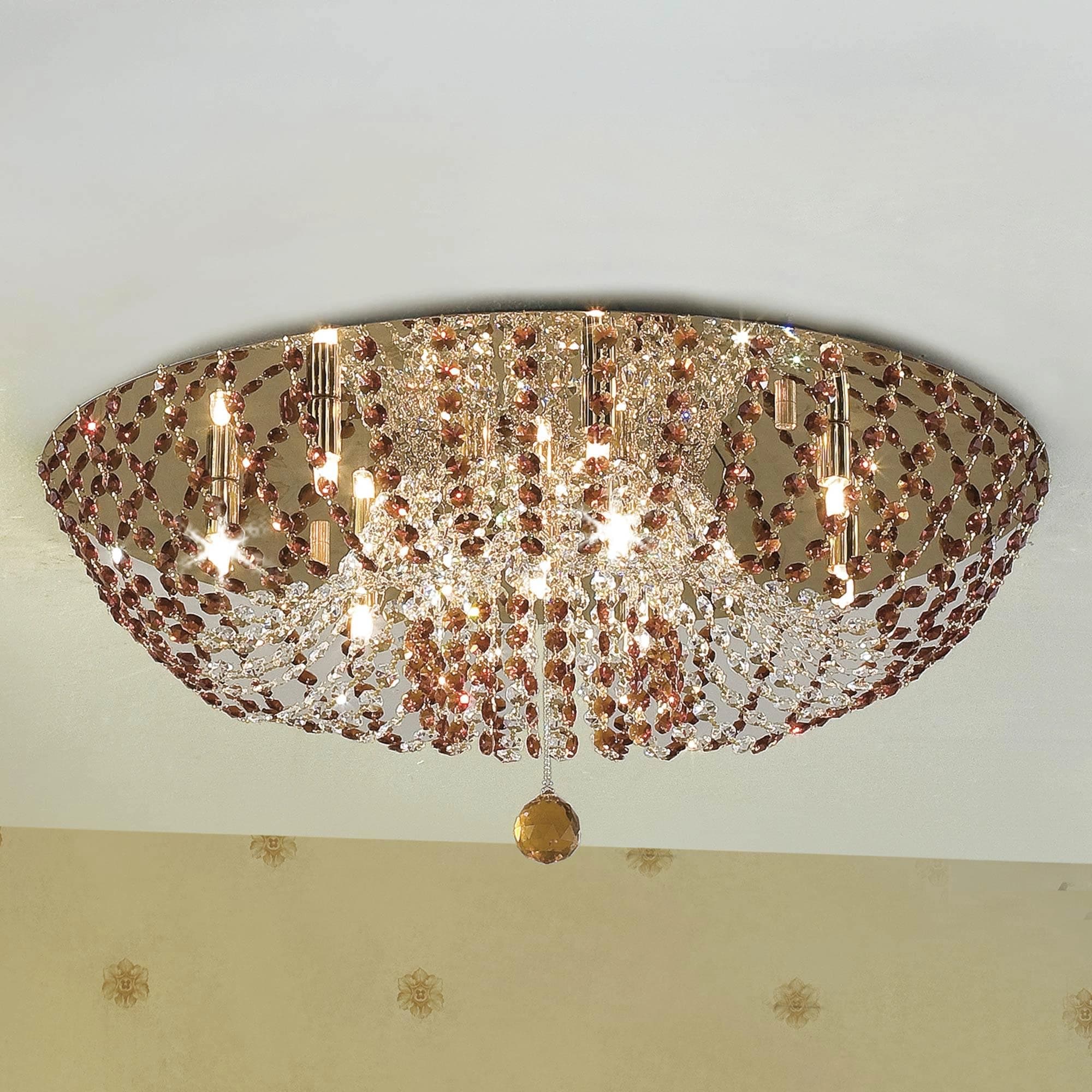 Citilux CL305103 Орион Золото+Янтарный Светильник Люстра — миниатюра 2