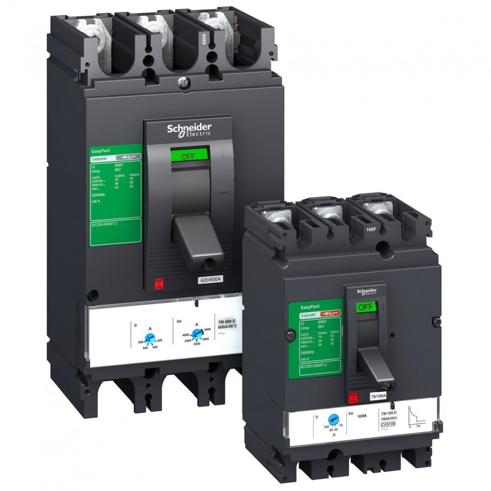 SE EasyPact CVS 250N Автоматический выключатель 50kA TM200D 3P3D LV525452