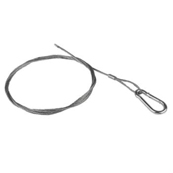 EKF PROxima Трос стальной с карабином L=2м (2мм) — миниатюра 1