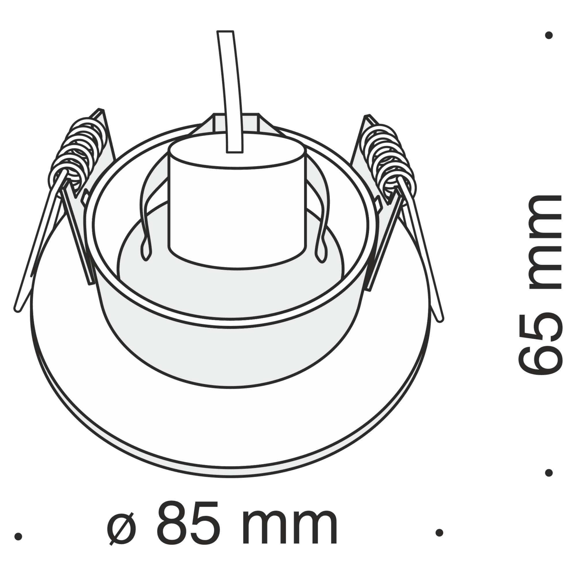 Maytoni Technical Slim Черный Встраиваемый светильник GU10 50W DL027-2-01B — миниатюра 3
