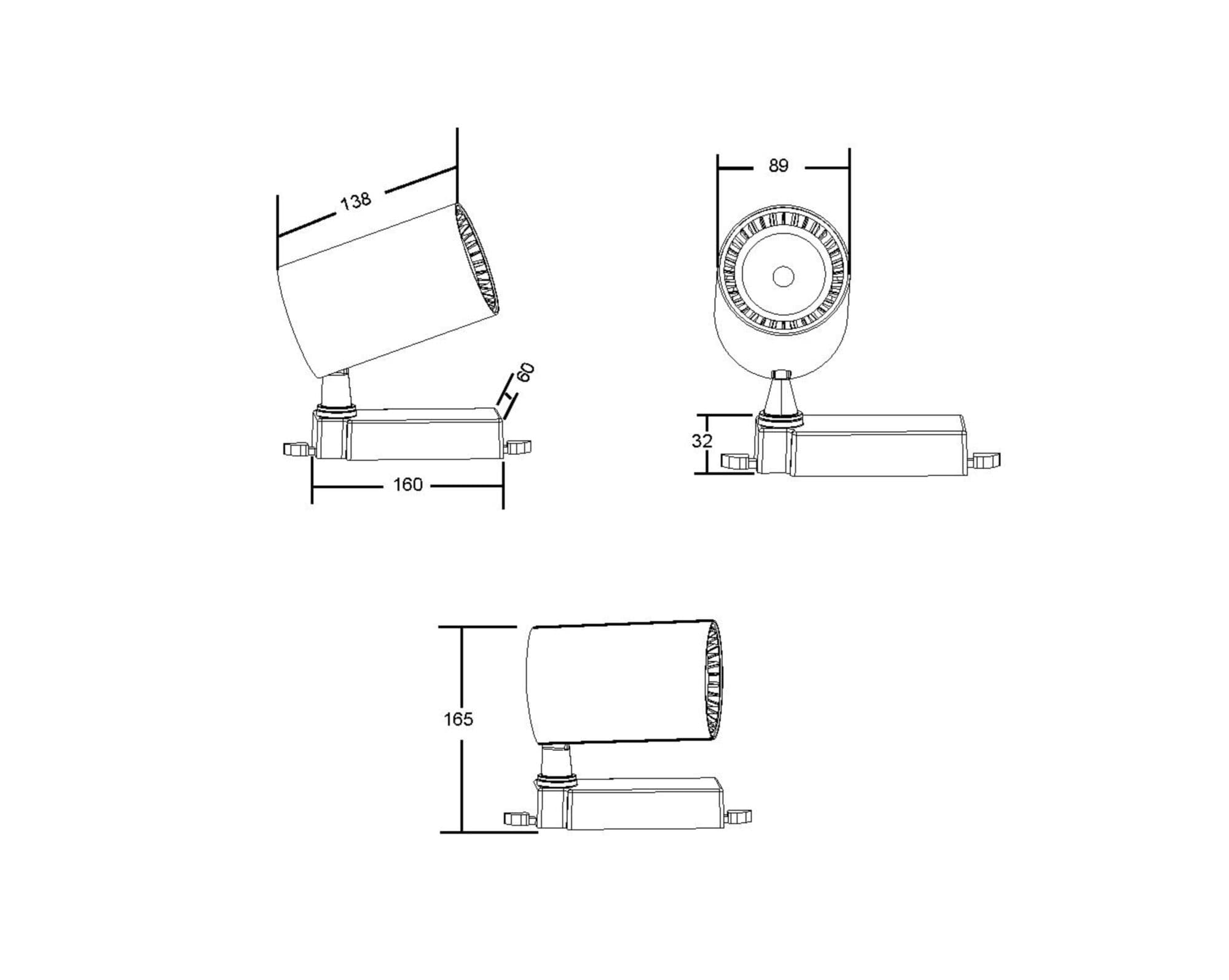 Maytoni 3 phase track system Белый Светильник трековый TR029-3-30W4K-W — миниатюра 3