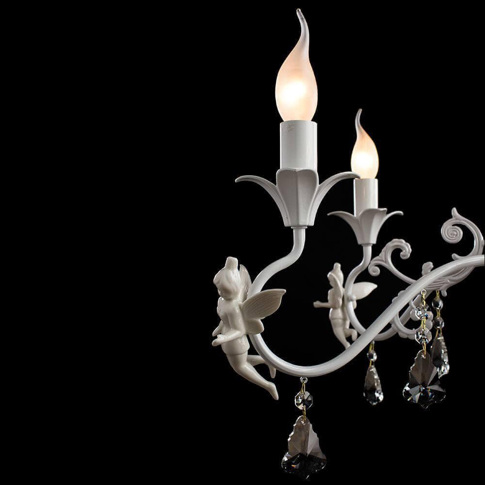 Arte Lamp Angelina Белая Люстра 40W E14 A5349LM-5WH — миниатюра 6