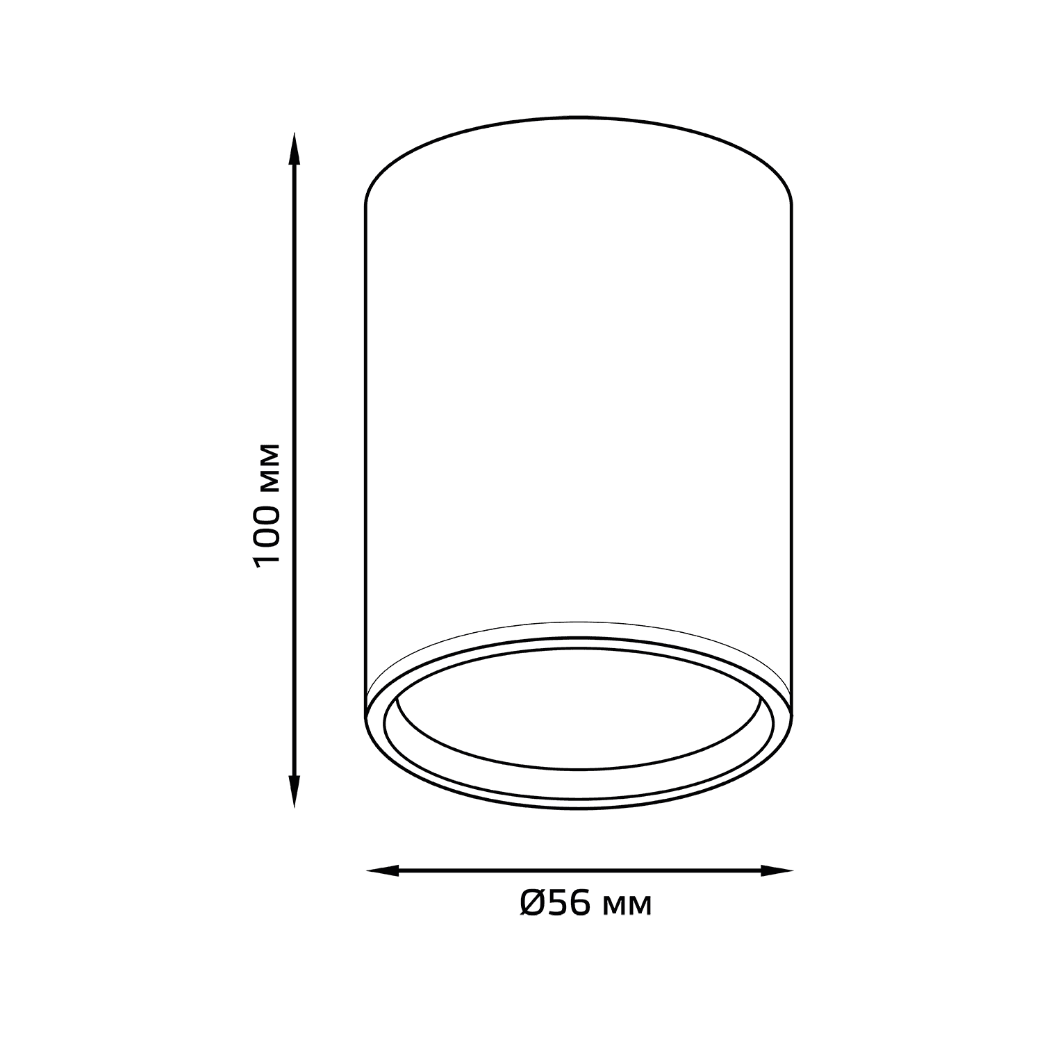 Светильник Gauss Basic, накладной, под лампу GU5.3, белый 1/20/60 — миниатюра 18