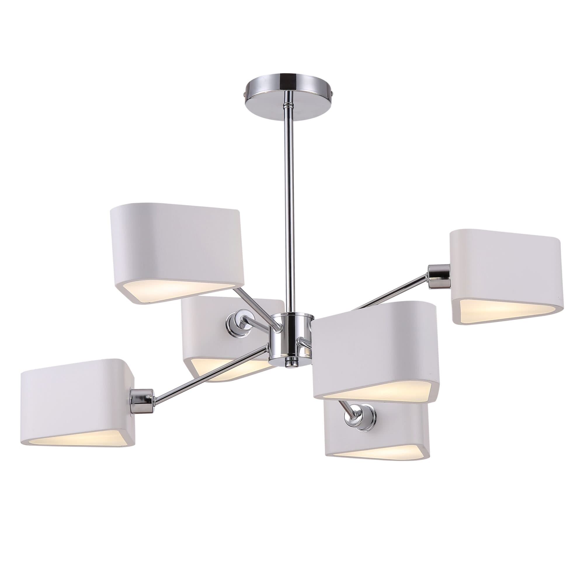 Freya Modern Brianne Хром Люстра FR5040PL-06CH — миниатюра 1