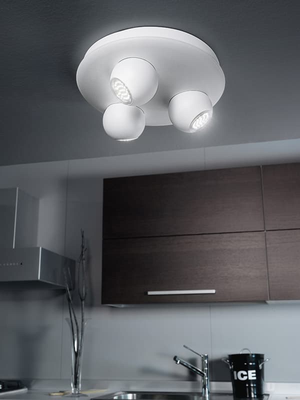 Eglo Спот LED NORBELLO 3, 3X5W (GU10), сталь, белый 93169 — миниатюра 2