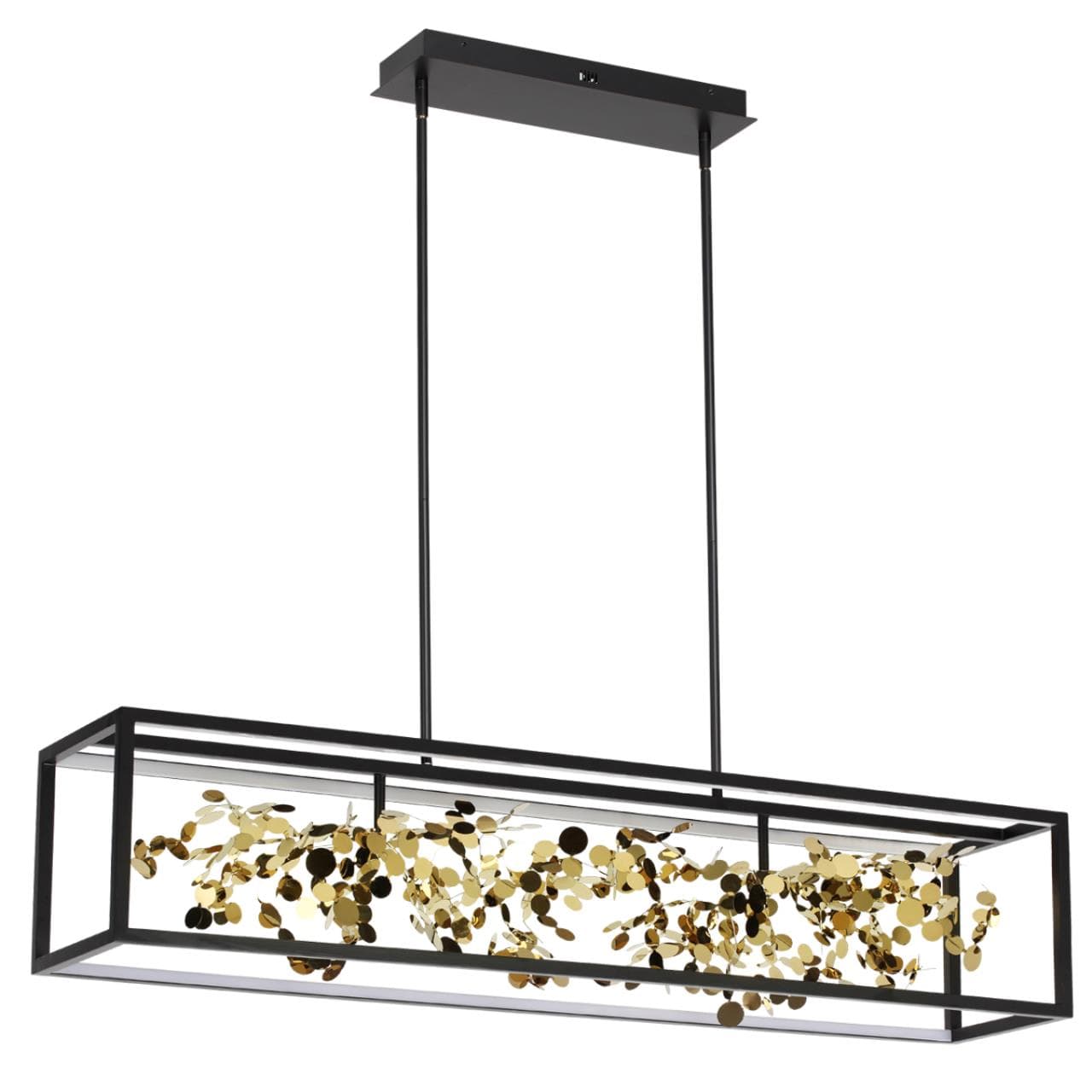 Odeon Light 5065/65L L-VISION ODL24 393 черный/золото/металл/металл Люстра LED 1*65W 4000K BILD