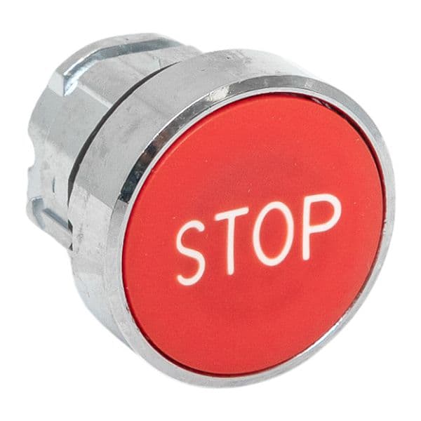 EKF Исполнительный механизм кнопки "STOP" XB4 красный плоский возвратный без фиксации IP65