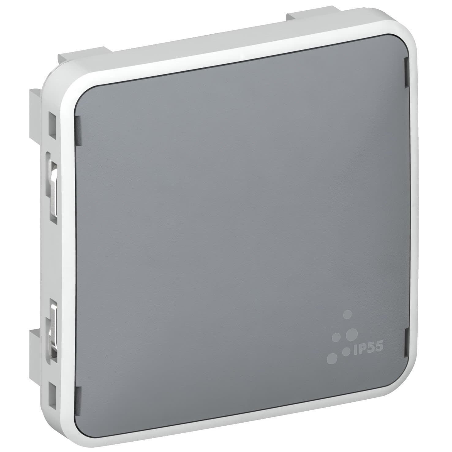 Legrand Plexo Серый Лиц.пан. заглушки 069537