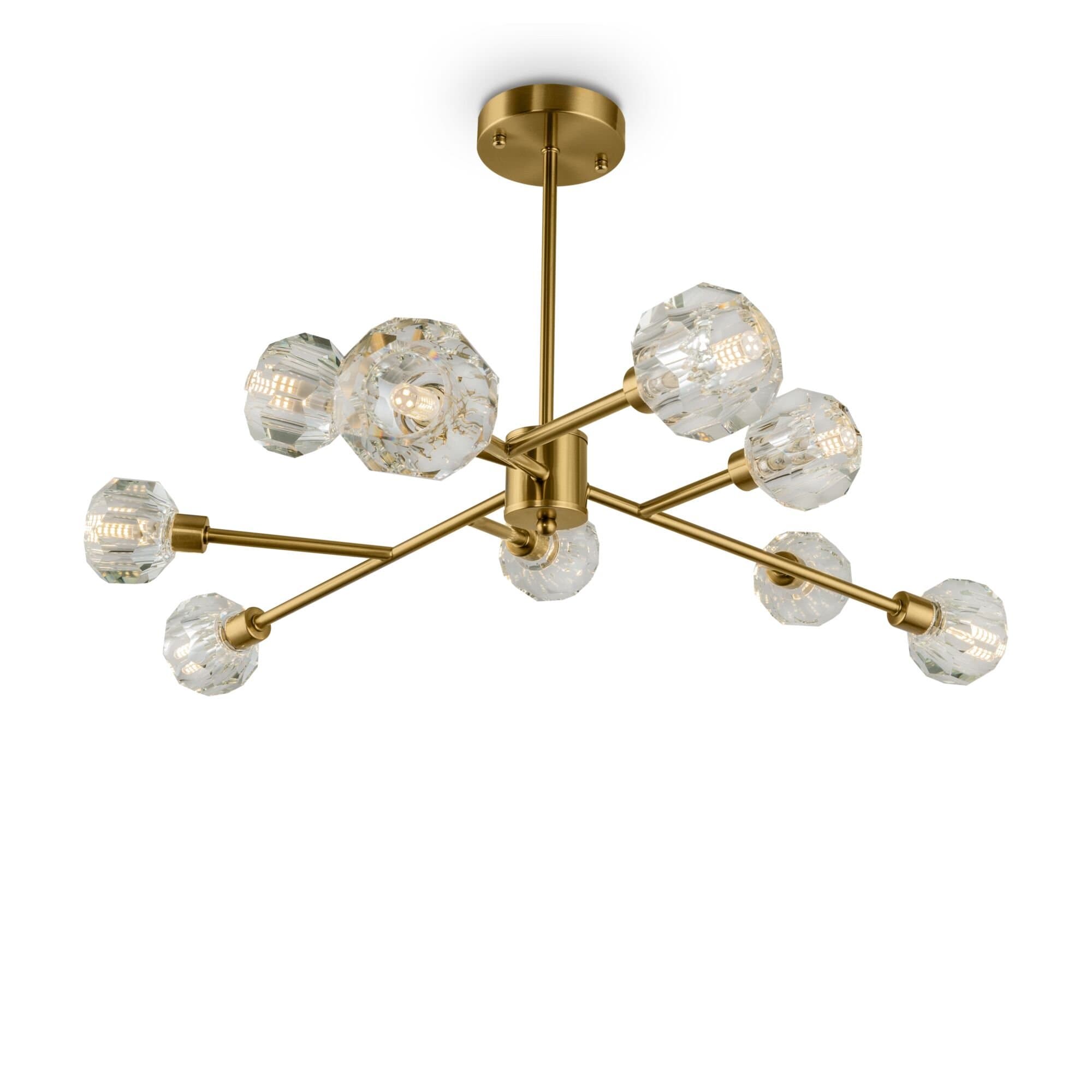 Freya Crystal Grace Золотая бронза Люстра FR5114PL-09BZ — миниатюра 4