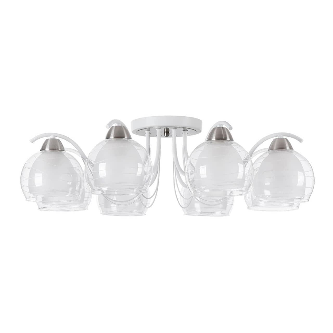 Freya Modern Nikki Белый Потолочный светильник E14 60W FR5052-CL-08-W